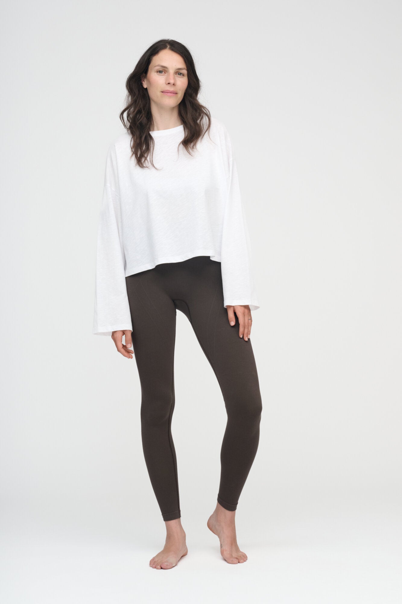 Precious langærmet t-shirt - hvid